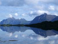 Bergspiegelung im Annfjorden - Vesterålen